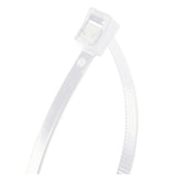 GB 45-314SC Cable Tie, Double-Lock Locking, 6/6 Nylon, Natural
